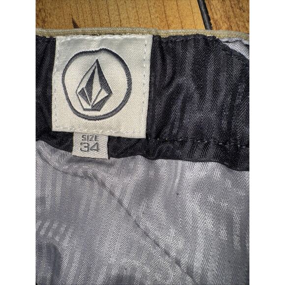 Volcom Modern Fit Chino Pants Tan 34x33 Skatewear Casual Workwear - Picture 4 of 5